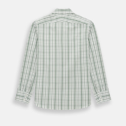 Sage Green Plaid Check Westminster Shirt Image 2