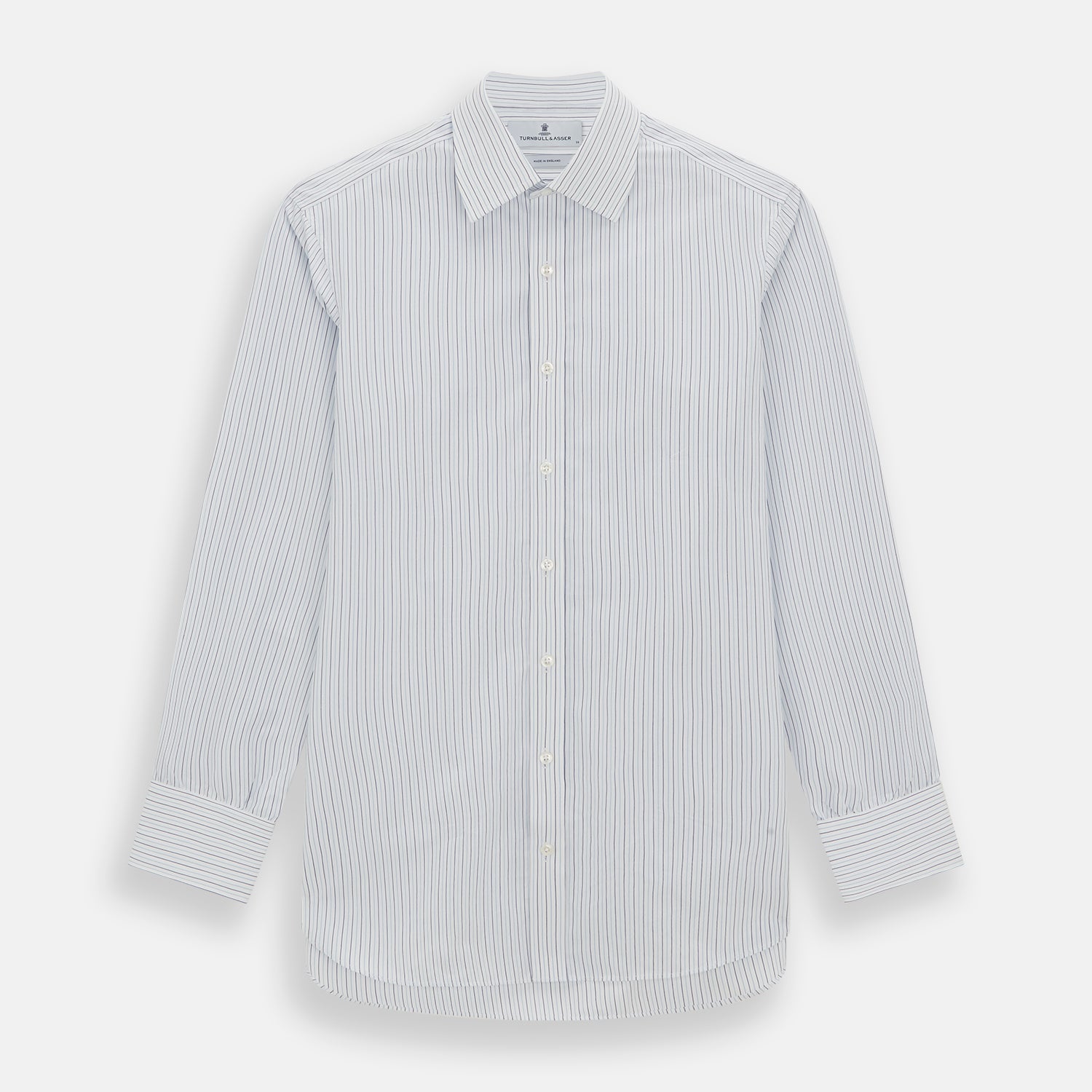 Blue Double Pinstripe Mayfair Shirt