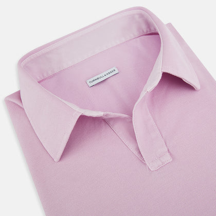 Pink Rugby Polo Shirt