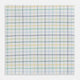Yellow Multi Double Grid Check Hand-Rolled Handkerchief