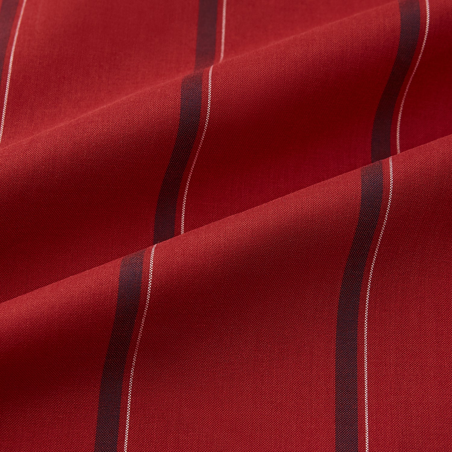 Image 6 of product Dark Red Track Stripe Shirt with Constrast T&A Collar and Cuffs