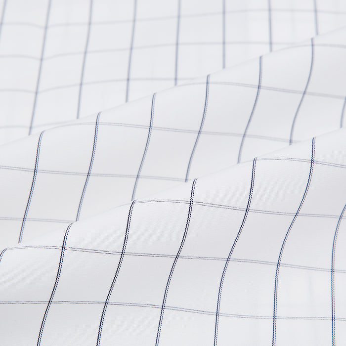 Navy Blue  Hairline Multi Stripe Mayfair Shirt Image 5