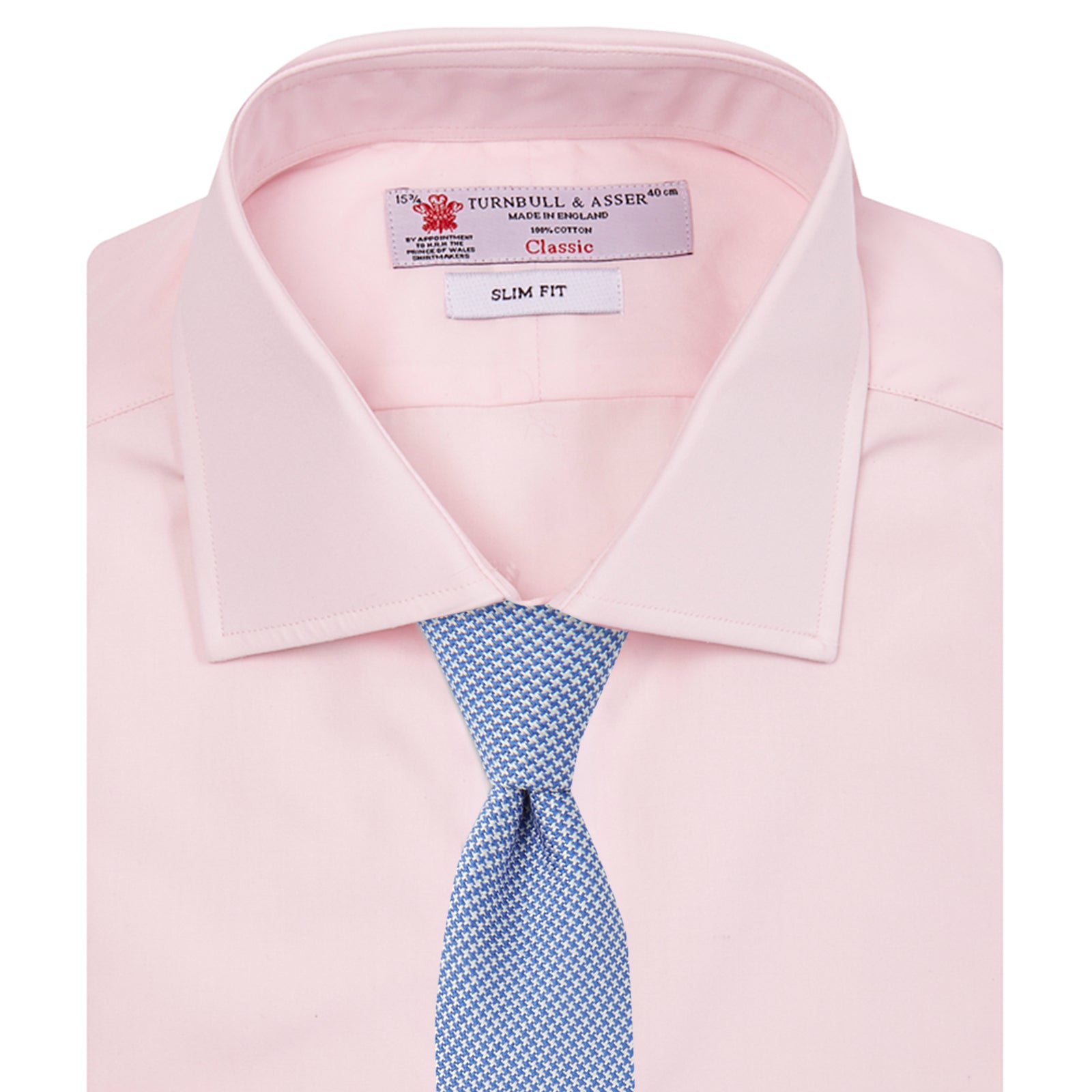 Image 3 of product Pink Poplin Slim Fit Regent Collar Shirt