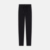 View 1 of product Navy Corduroy Miles Trousers by Turnbull & Asser, featuring an elasticated waist, straight-leg cut, and side pockets, displayed flat on a white background.