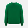 Grass Green Cashmere V-neck Jumper