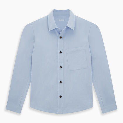 Pale Blue Hyde Overshirt Image 6