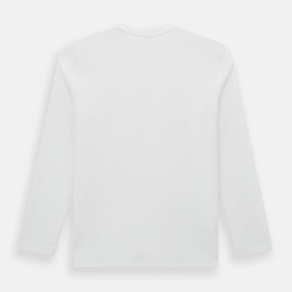 White Long-Sleeve T-shirt Image 2