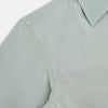 View 6 of product A dark green micro graph check Westminster shirt by Turnbull & Asser, featuring fine British craftsmanship, a Turnbull collar, and white buttons, is laid flat on a white background.