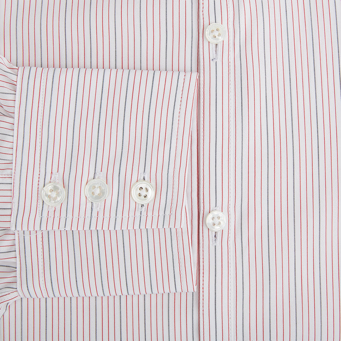 Red Hairline Stripe Westminster Shirt Image 3