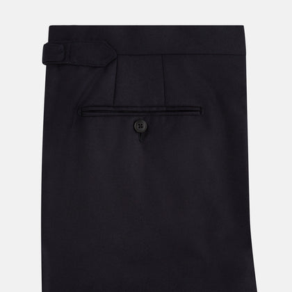 Short Navy Single Breasted Suit Image 8