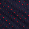 LACE ON TONE SPOT NAVY TULIP RED TIE