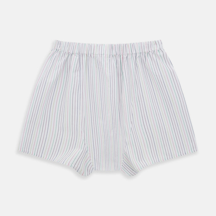 Rainbow Stripe Godfrey Boxer Shorts Image 1