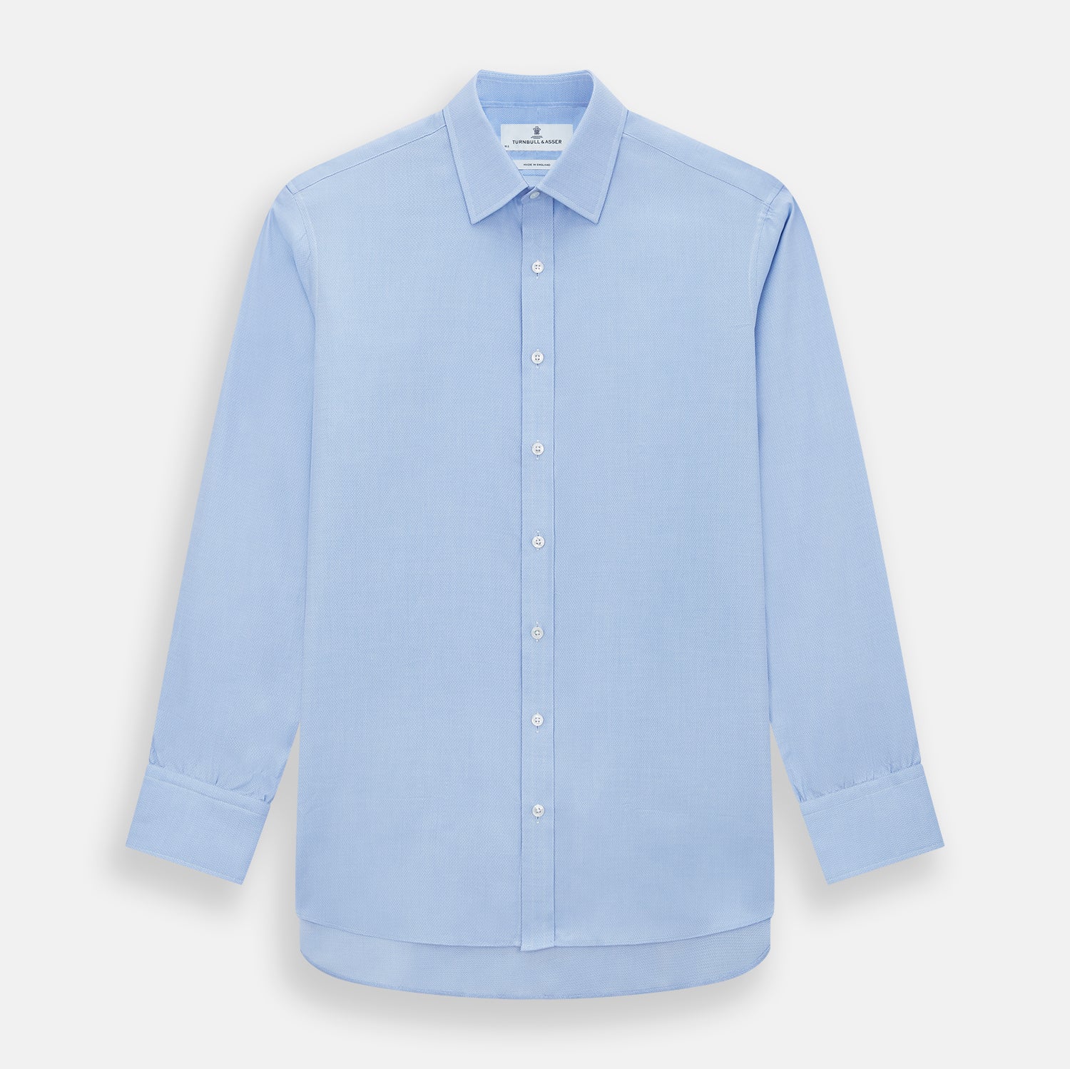 Blue Herringbone Mayfair Shirt