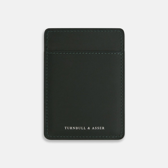 Forest Green Two-slot Card Case