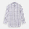 Purple Plaid Check Mayfair Shirt