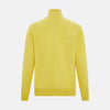 Canary Yellow Half-Zip Cashmere Jumper