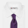 HORIZONTAL TWILL PLUM TIE