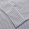 Pale Blue Multi Stripe Cotton Quin Pyjamas