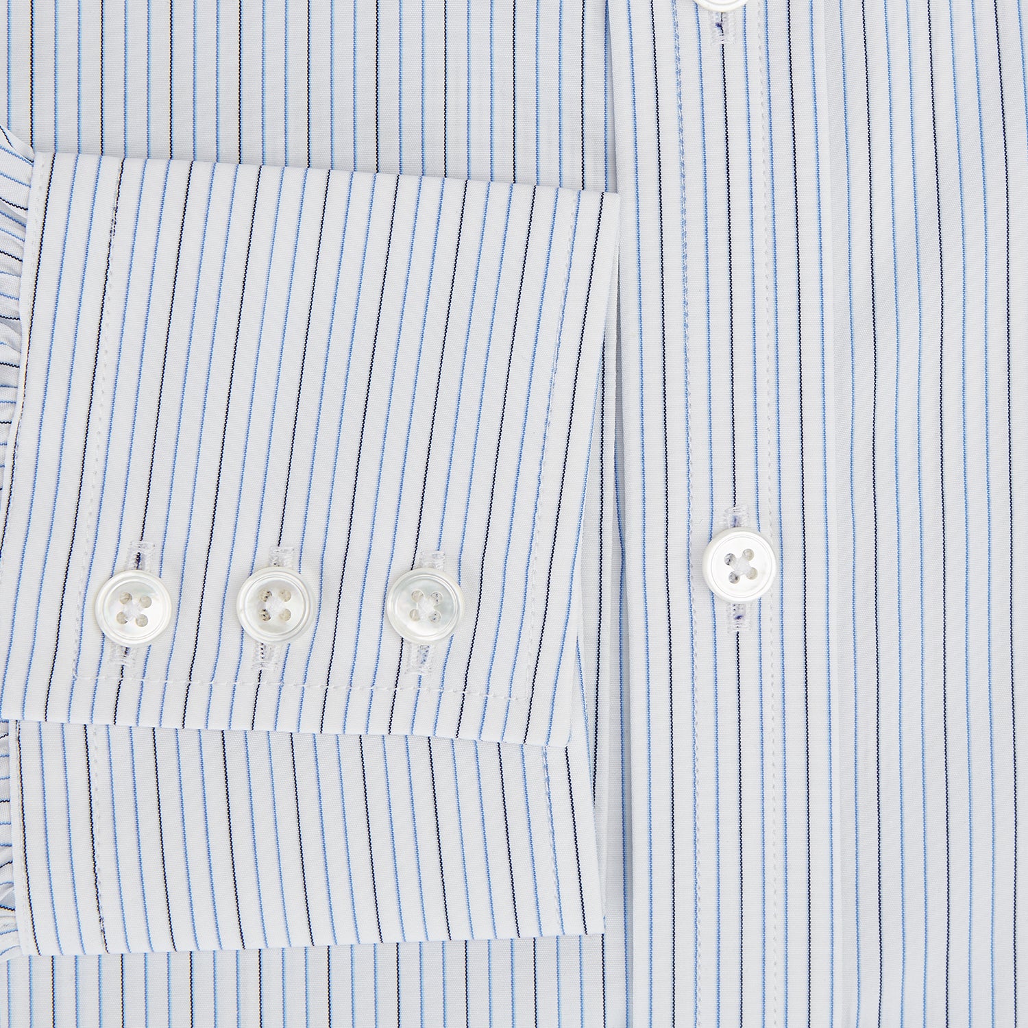 Image 4 of product Navy and Blue Pinstripe Mayfair Shirt