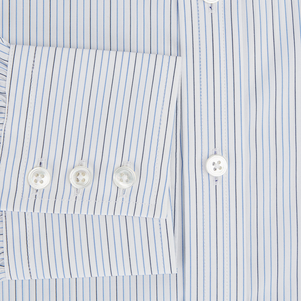 Navy and Blue Pinstripe Mayfair Shirt