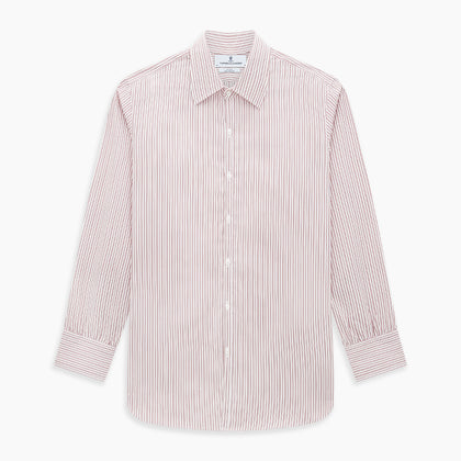 Red Ticking Stripe Westminster Shirt Image 8