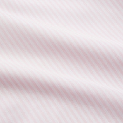 White and Pink Wide Stripe Belgravia Shirt Image 3