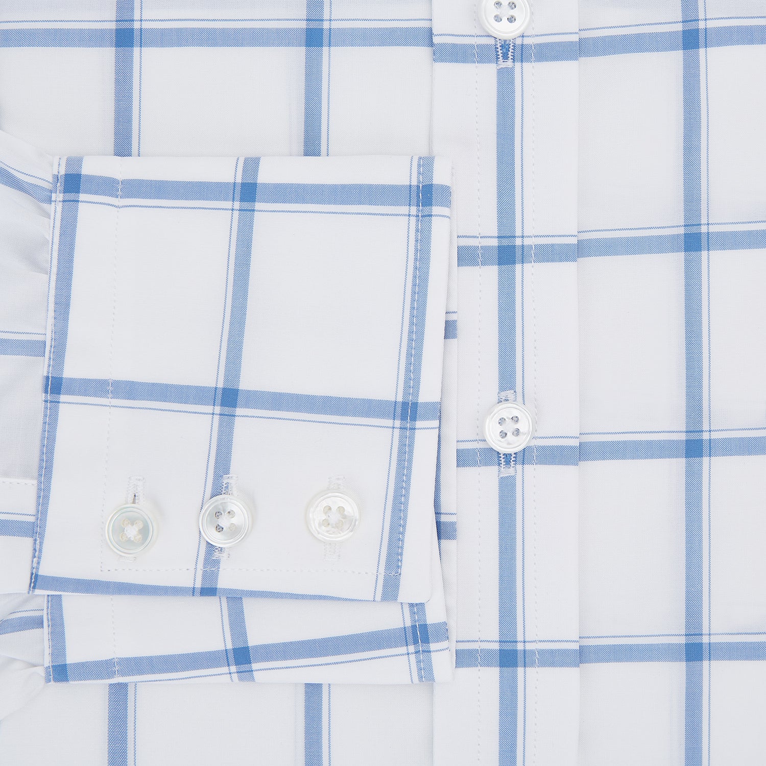Image 4 of product Colony Blue Grid Check Mayfair Shirt