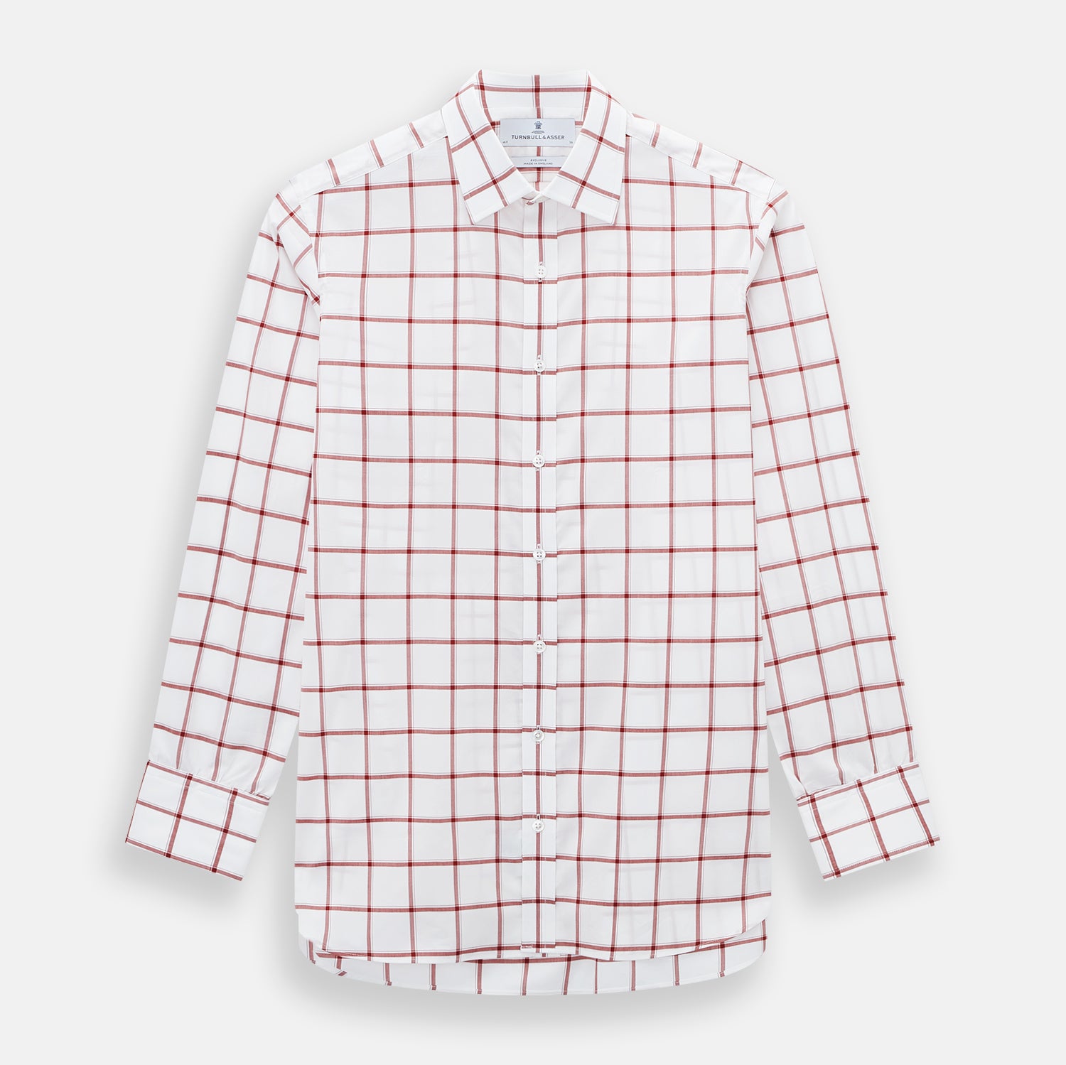 Image 1 of product Dark Red Grid Check Mayfair Shirt