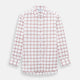 Dark Red Grid Check Mayfair Shirt