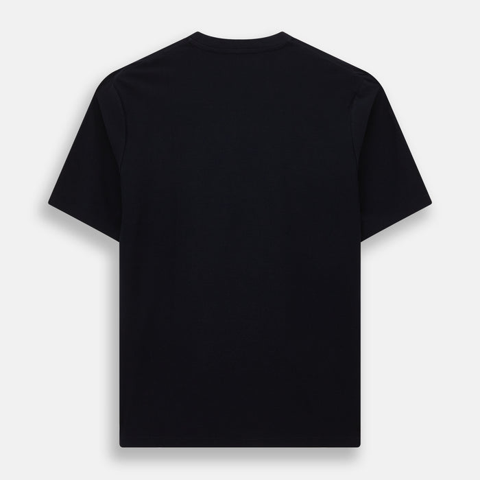 Navy Short-sleeve Pyjama T-Shirt Image 2