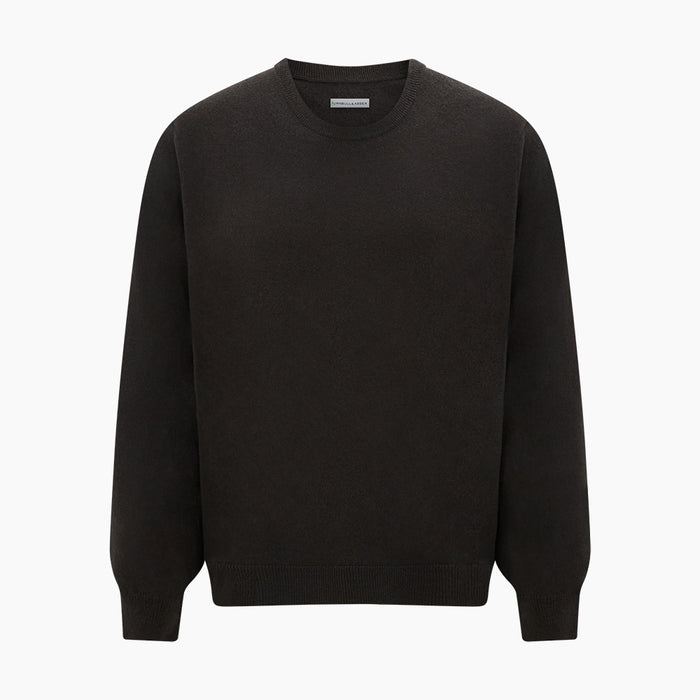 Brown Cashmere Round Neck Jumper Image 4
