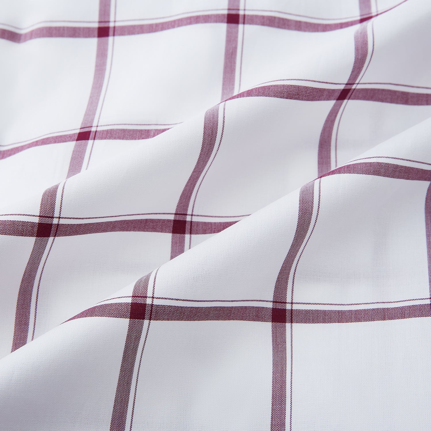 Image 6 of product Burgundy Grid Check Mayfair Shirt