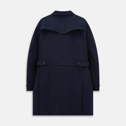 Navy John Arthur Trench Coat Image 2