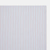 View 2 of product The Turnbull & Asser Hand Rolled Red Multi Pinstripe Handkerchief features fine stripes on cotton, displayed flat against a white background—a timeless gentleman’s accessory or pocket square.