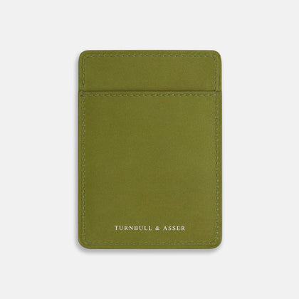 Moss Green Two-slot Card Case