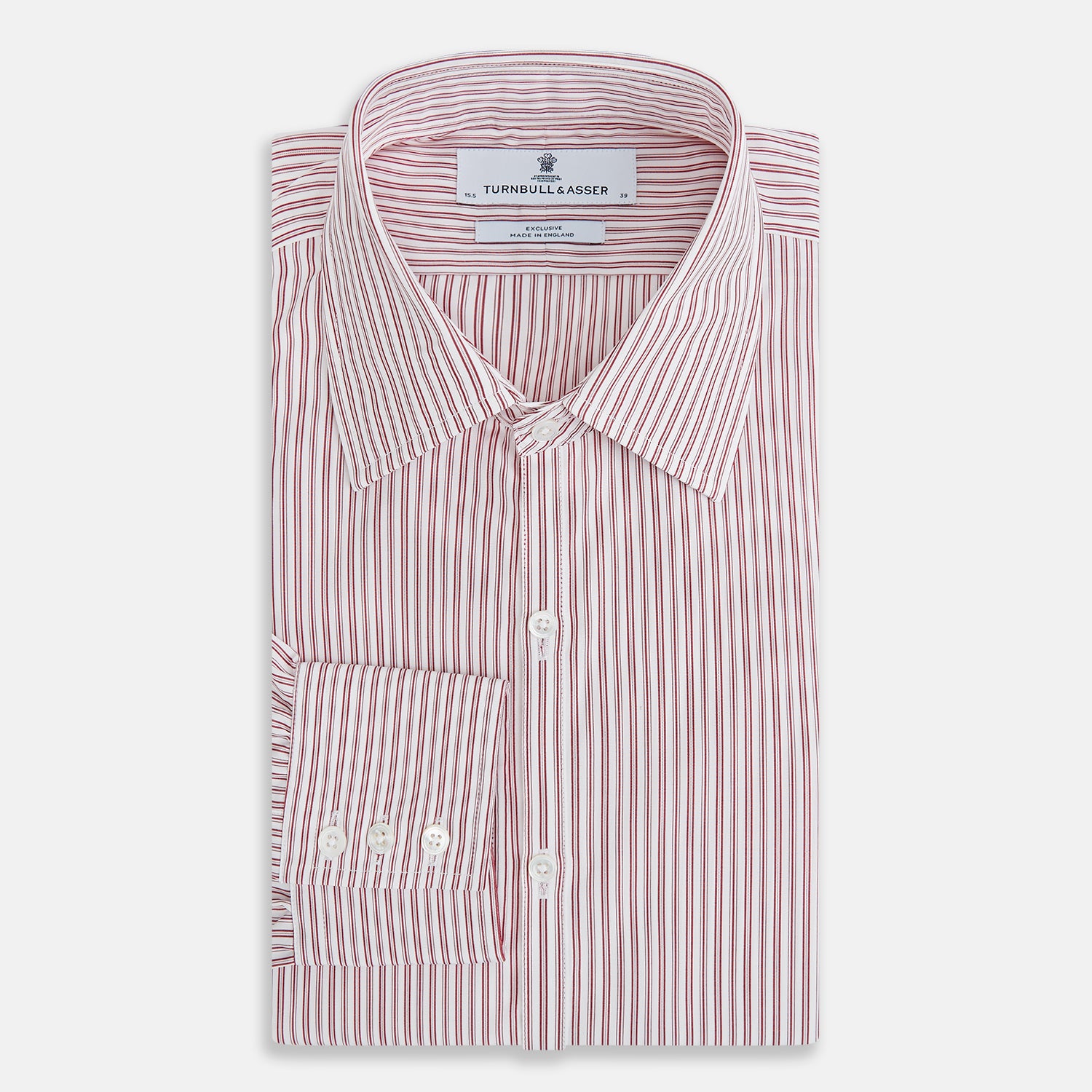 Red Ticking Stripe Westminster Shirt