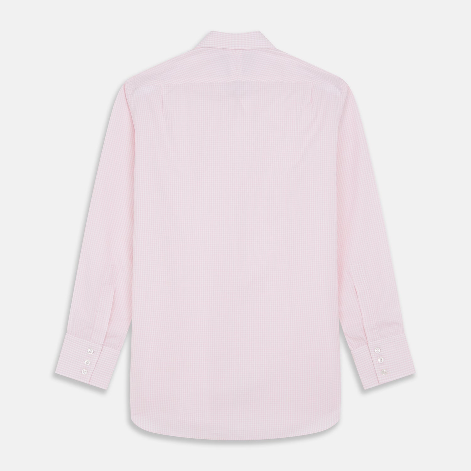 Pink Windowpane Check Mayfair Shirt