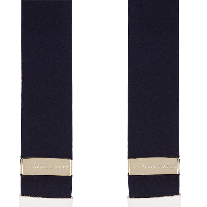 Navy Adjustable Felt Braces Image 4