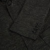 View 4 of product The Charcoal Linen Blend Cambridge blazer by Turnbull & Asser features British tailoring with a notched lapel, two front buttons, and three pockets, shown against a plain white background.