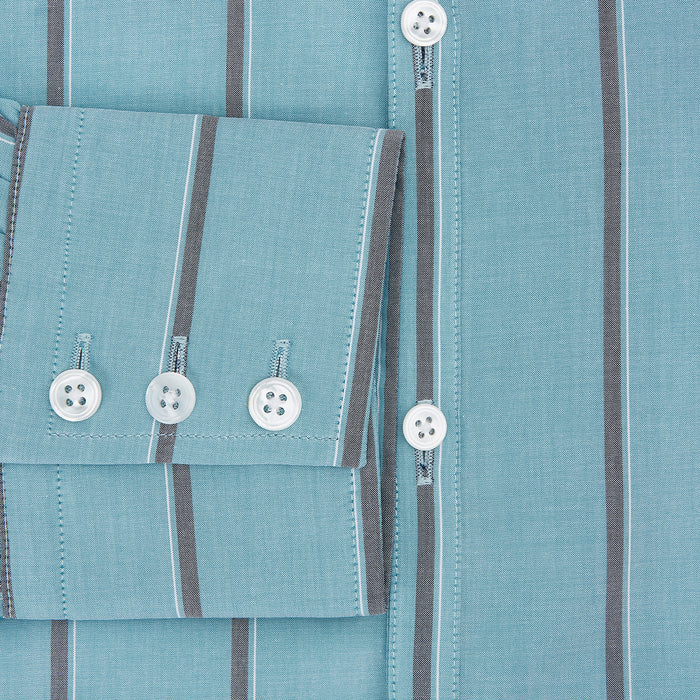 Cendre Blue Track Stripe Westminster Shirt Image 3