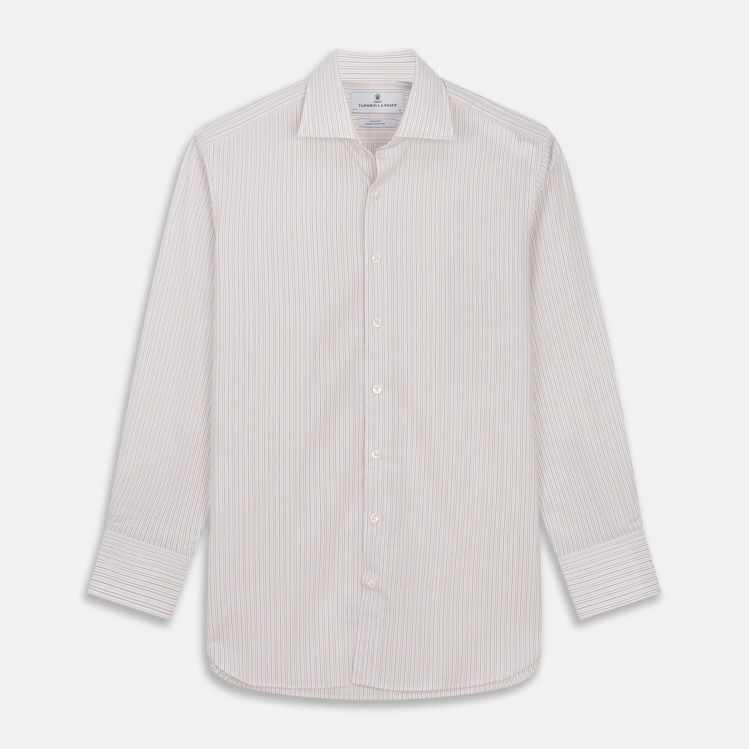 Image 1 of product Red Multi Stripe Tailored Fit Shelton Shirt