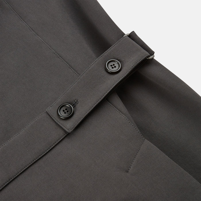 Charcoal Melange John Arthur Trench Coat Image 4