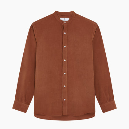Rust Cotton Weekend Fit Blake Shirt Image 5