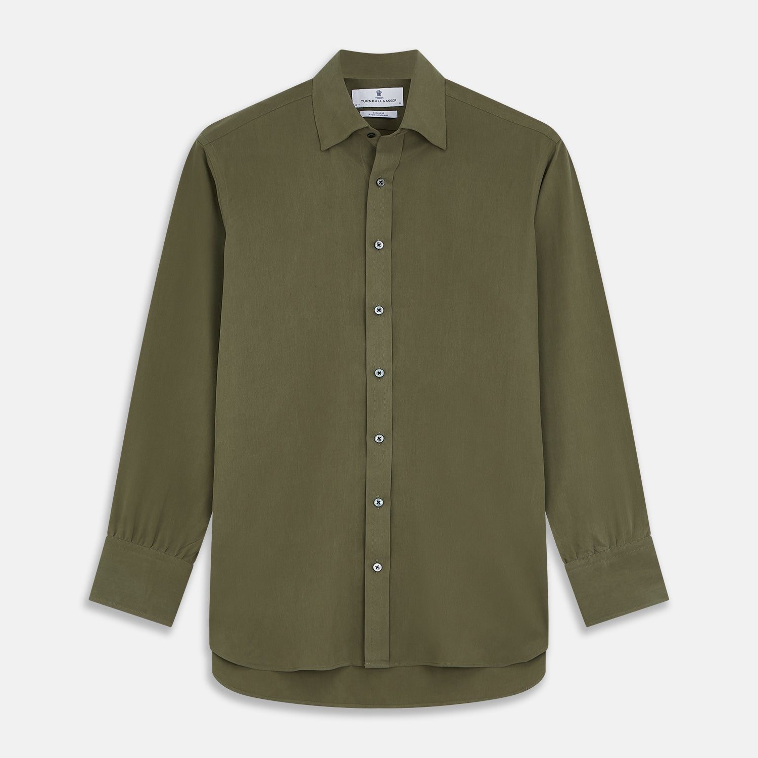 Green Silk Regular Fit Flaxton Shirt – Turnbull & Asser