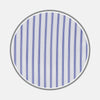 Navy Centre Stripe Cotton Fabric