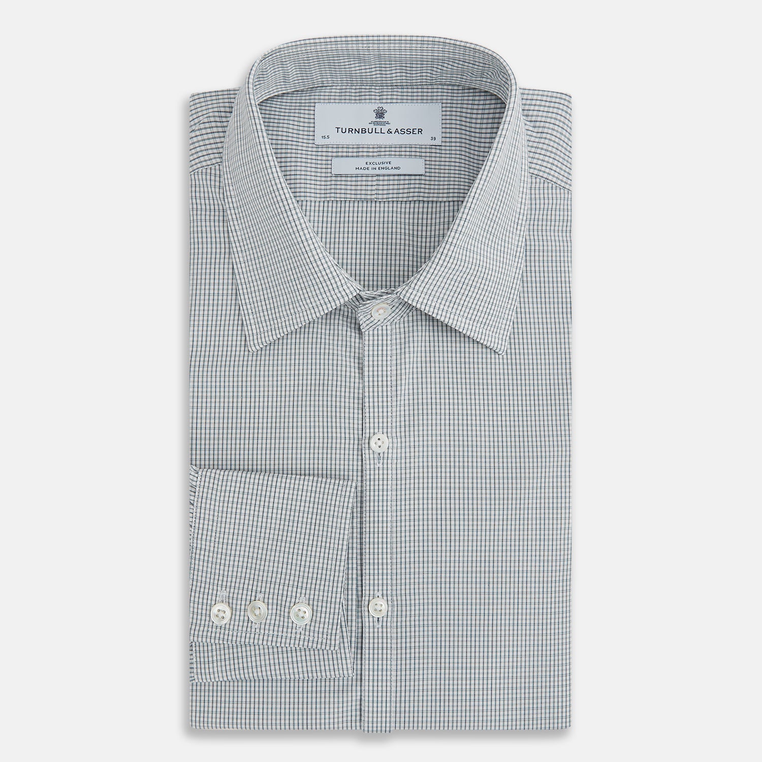 Forest Green Micro Tattersall Westminster Shirt