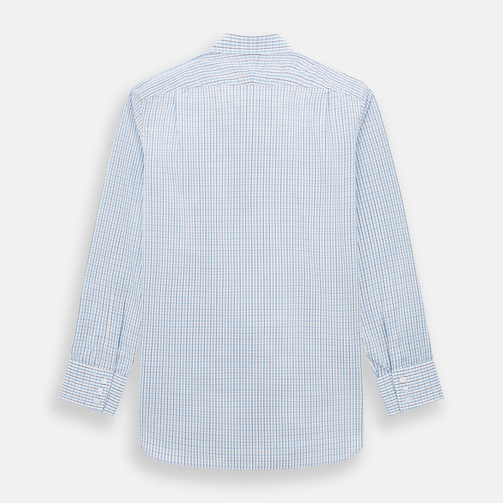 Navy and Blue Multi Check Mayfair Shirt