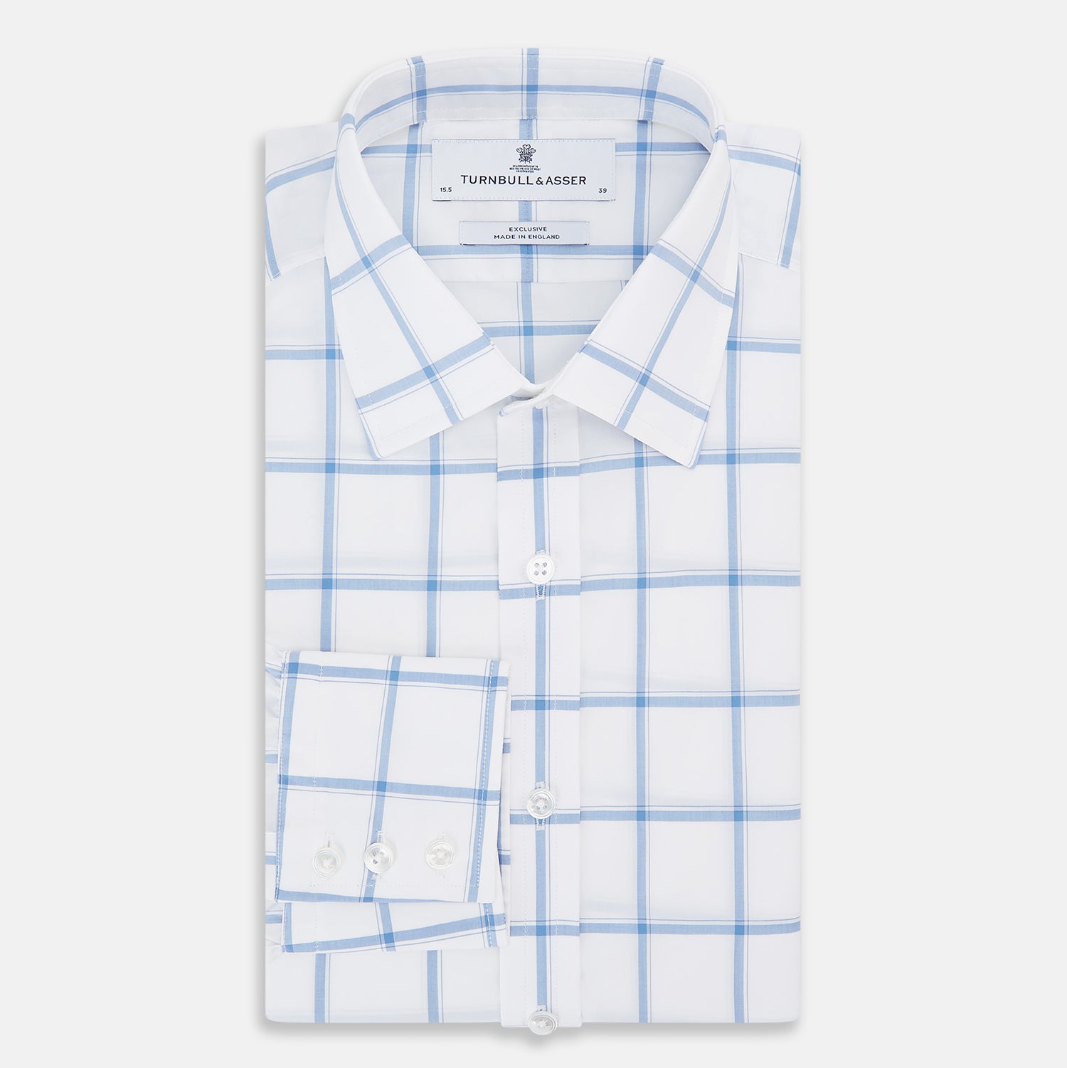 Image 5 of product Colony Blue Grid Check Mayfair Shirt