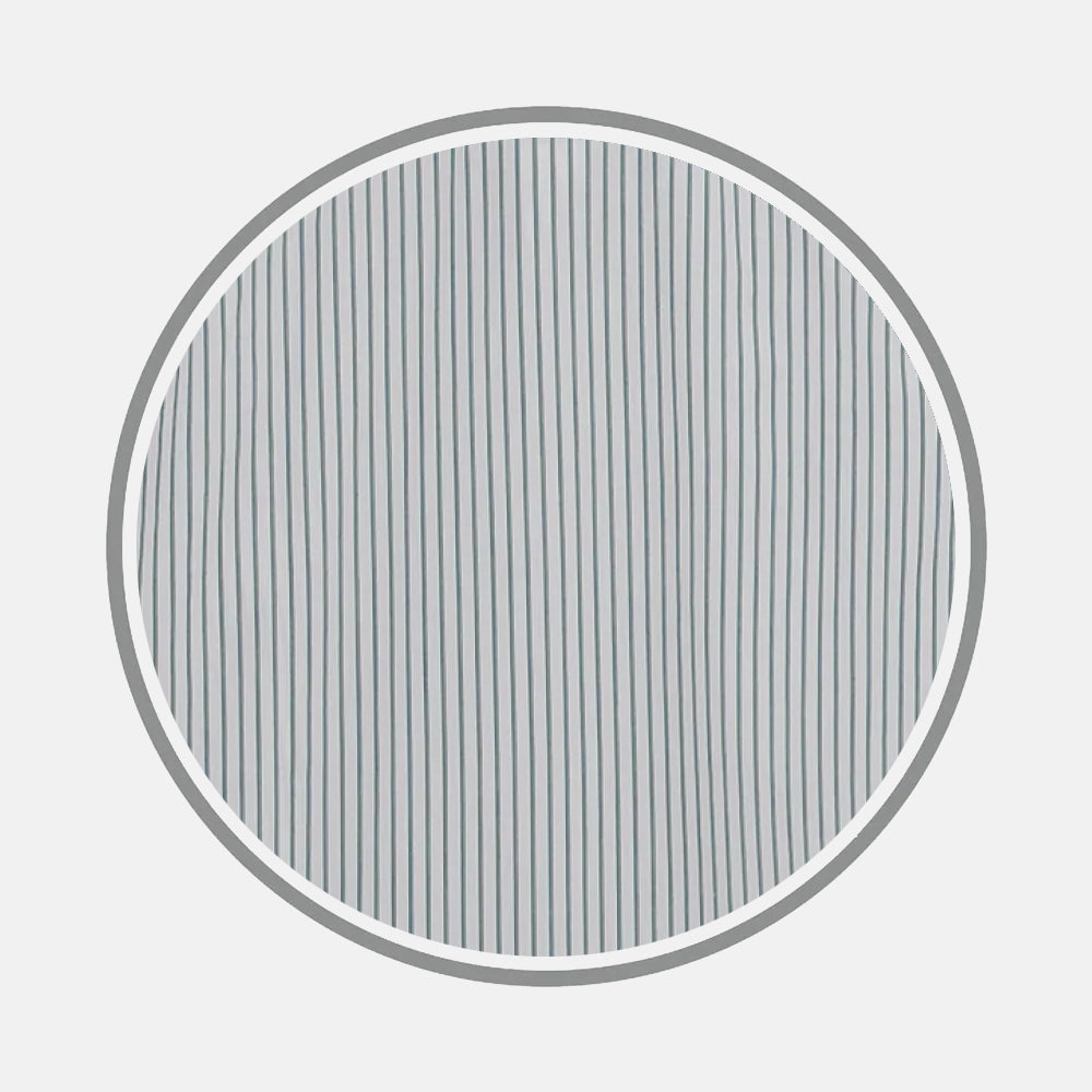 Dark Green Track Stripe Fabric