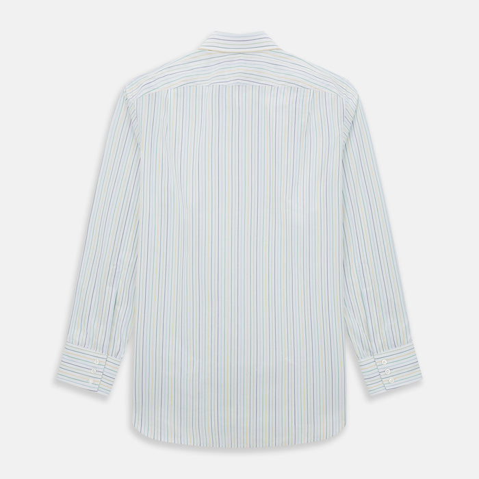 Multi Tone Double Pinstripe Mayfair Shirt Image 2